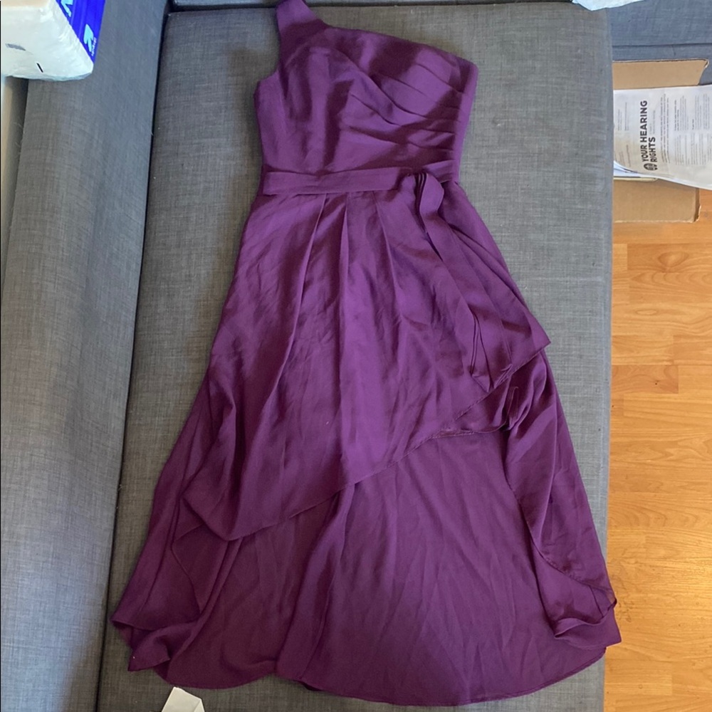 JJ’s House One-Shoulder Dress in Rich Purple
